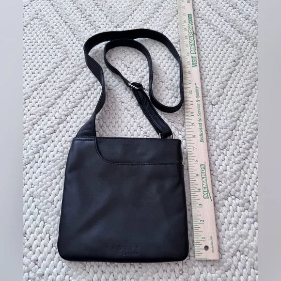 Radley London Small Black Leather Crossbody Bag - Picture 3 of 8